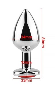 Silver heart medium- AT 1086- 2